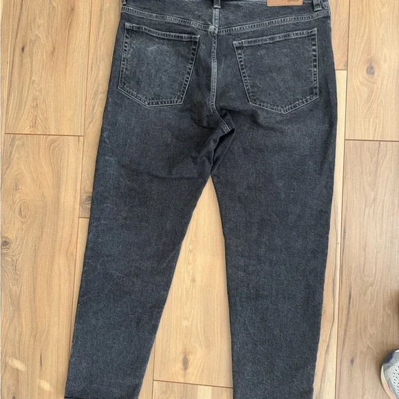 Men's Madewell Vintage Taper Black Jeans - Picture 4 of 7
